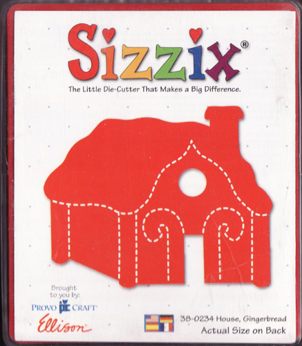 Sizzix Origionals ~ Gingerbread House 38-0234